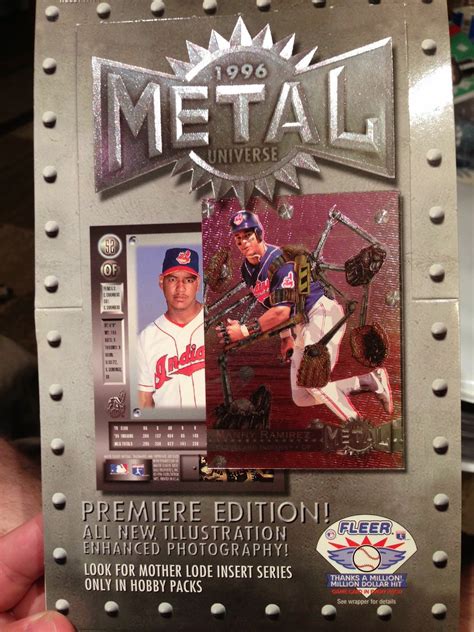 1996 fleer metal baseball hobby box|1996 Fleer Metal Universe Baseball Hobby Box Sealed.